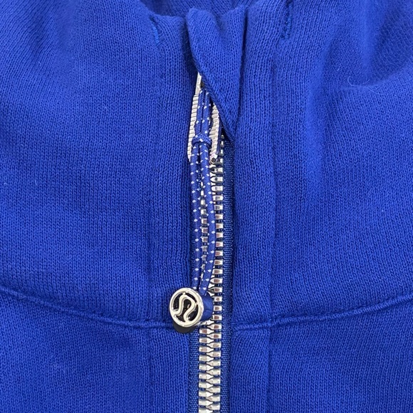 NWT Lululemon Scuba Oversized Half Zip Hoodie In Riverside/Mirror Silver XS/S - Picture 3 of 7